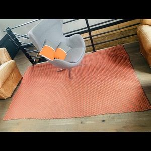 Orange/gray Area Rugs